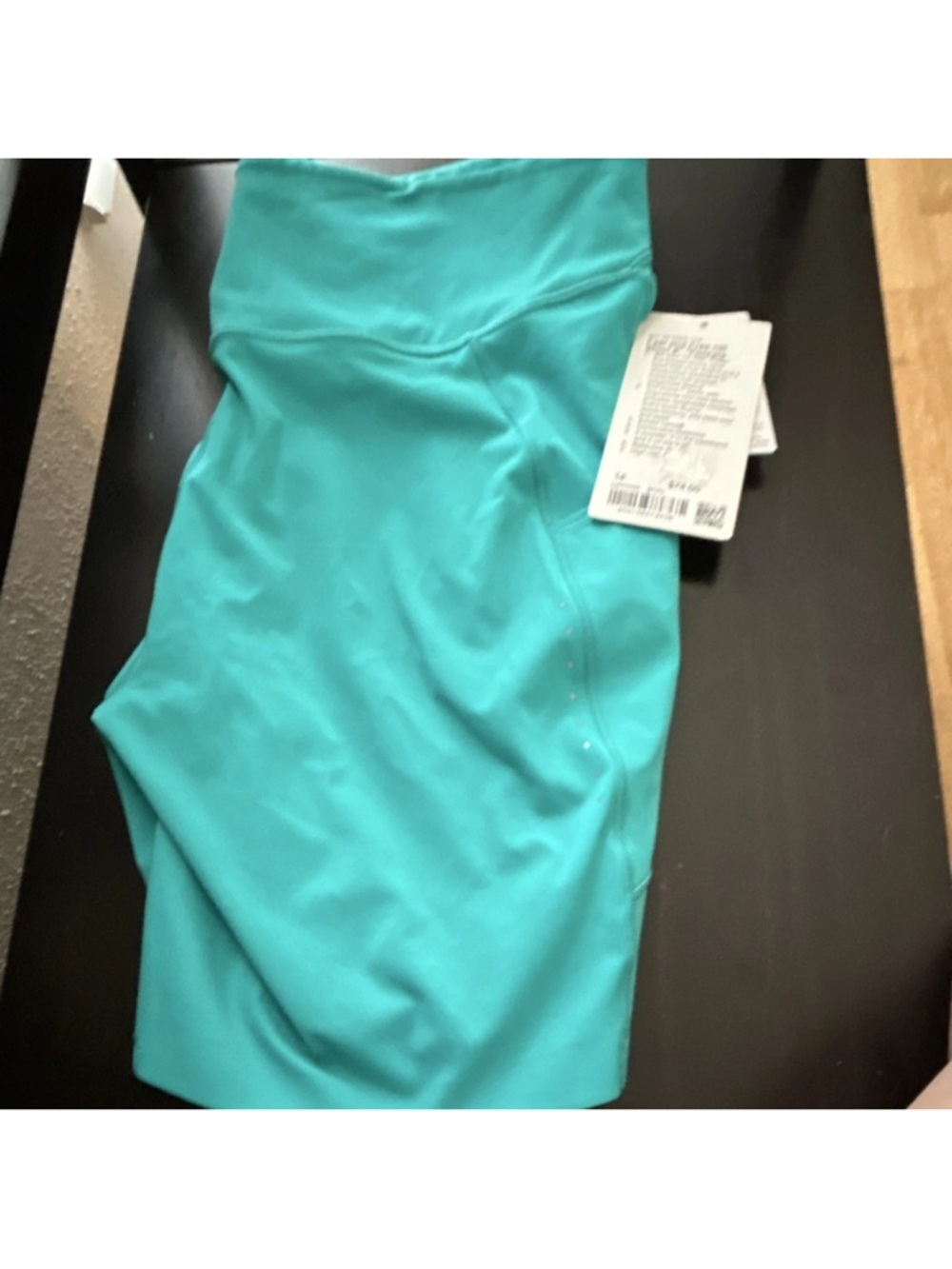 lululemon athletica Teal High-Rise Athletic Shorts NEW NEVER WORN - Picture 8 of 9